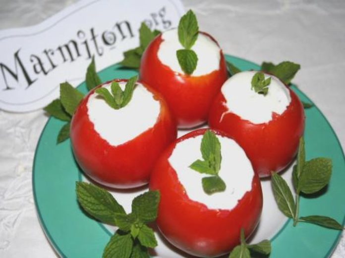 Tomates à la menthe Tomates à la menthe