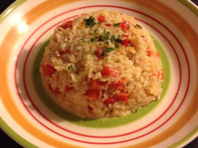 Basmati aux poivrons façon risotto