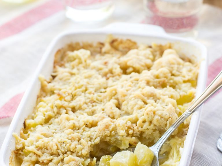 Crumble aux courgettes