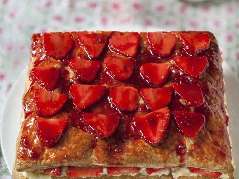 Mille-feuilles aux fraises