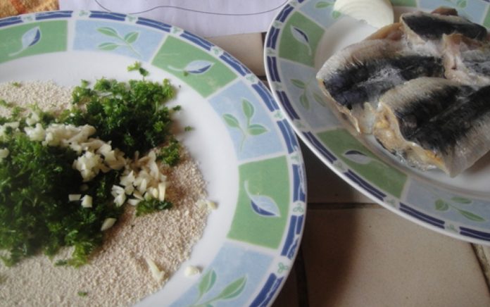 Sardines panées