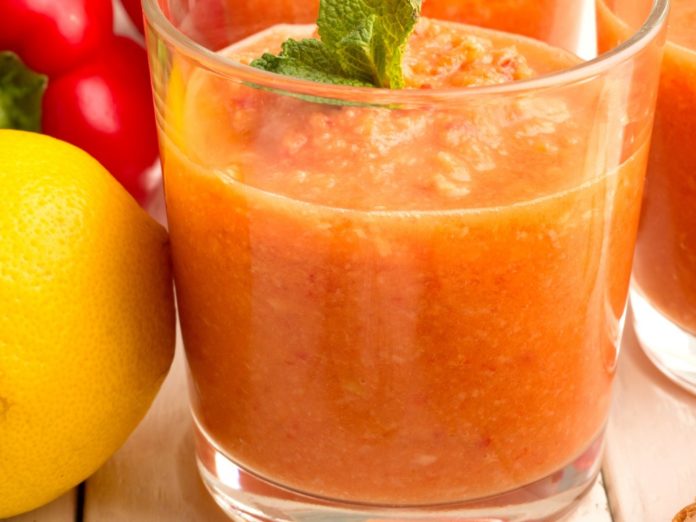 Velouté tomates - poivrons