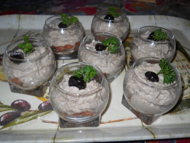 Verrines à la sardine