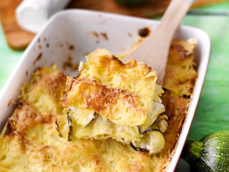 Lasagnes aux courgettes et au chèvre