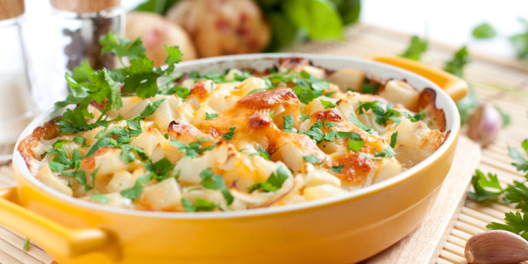 Gratin de saumon aux pommes de terre