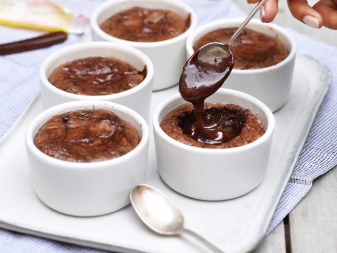 Moelleux au chocolat et carambar Moelleux au chocolat et carambar