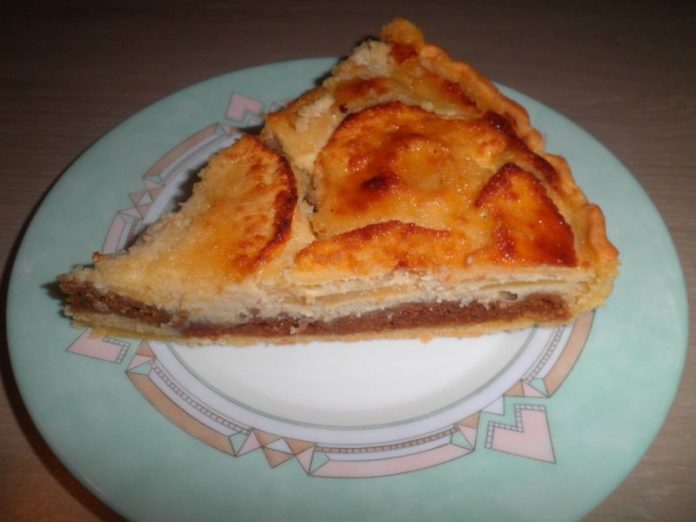 Tarte normande aux speculoos ,recette maison Tarte normande aux speculoos ,recette maison