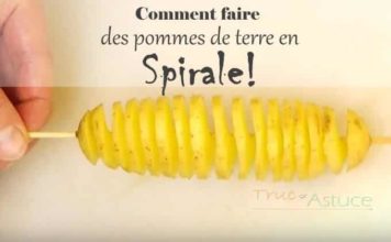 Comment faire des pommes de terre en spirale