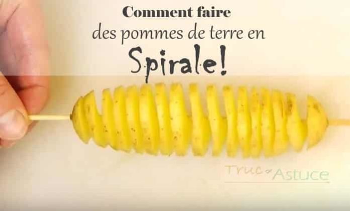 Comment faire des pommes de terre en spirale