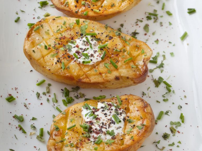 Pommes de terre croisillon au four