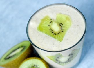 mousse de banane et kiwis - la cuisine française