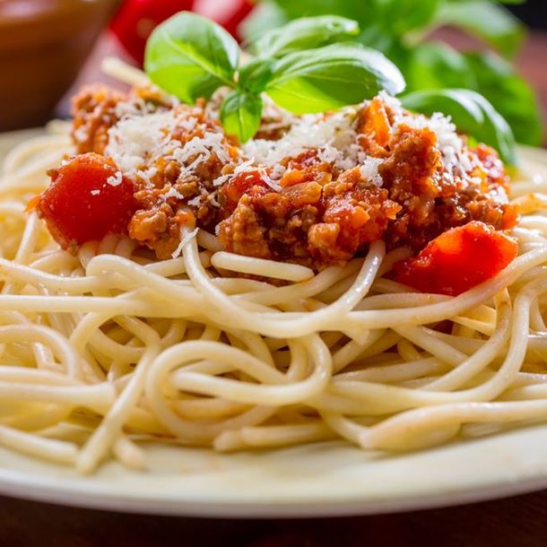 Spaghettis à la sauce bolognaise fait maison
