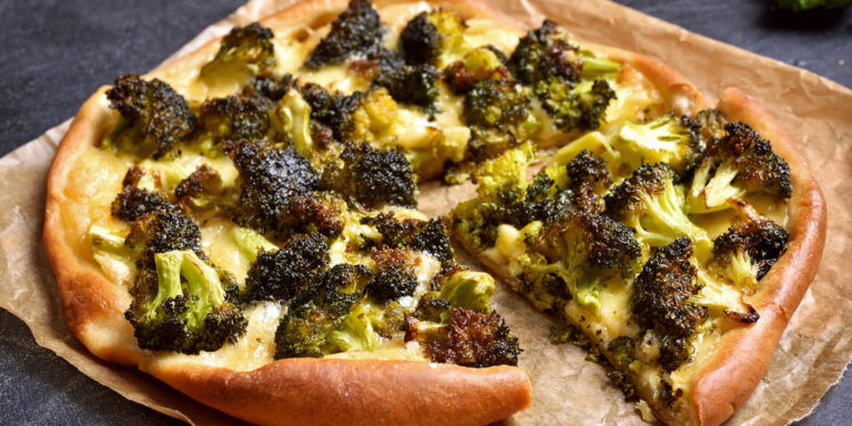 Tarte fine au brocoli et gorgonzola