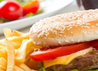 Hamburger maison de la cuisine française