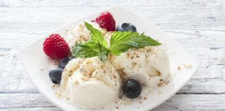 glace à la verveine cuisine française
